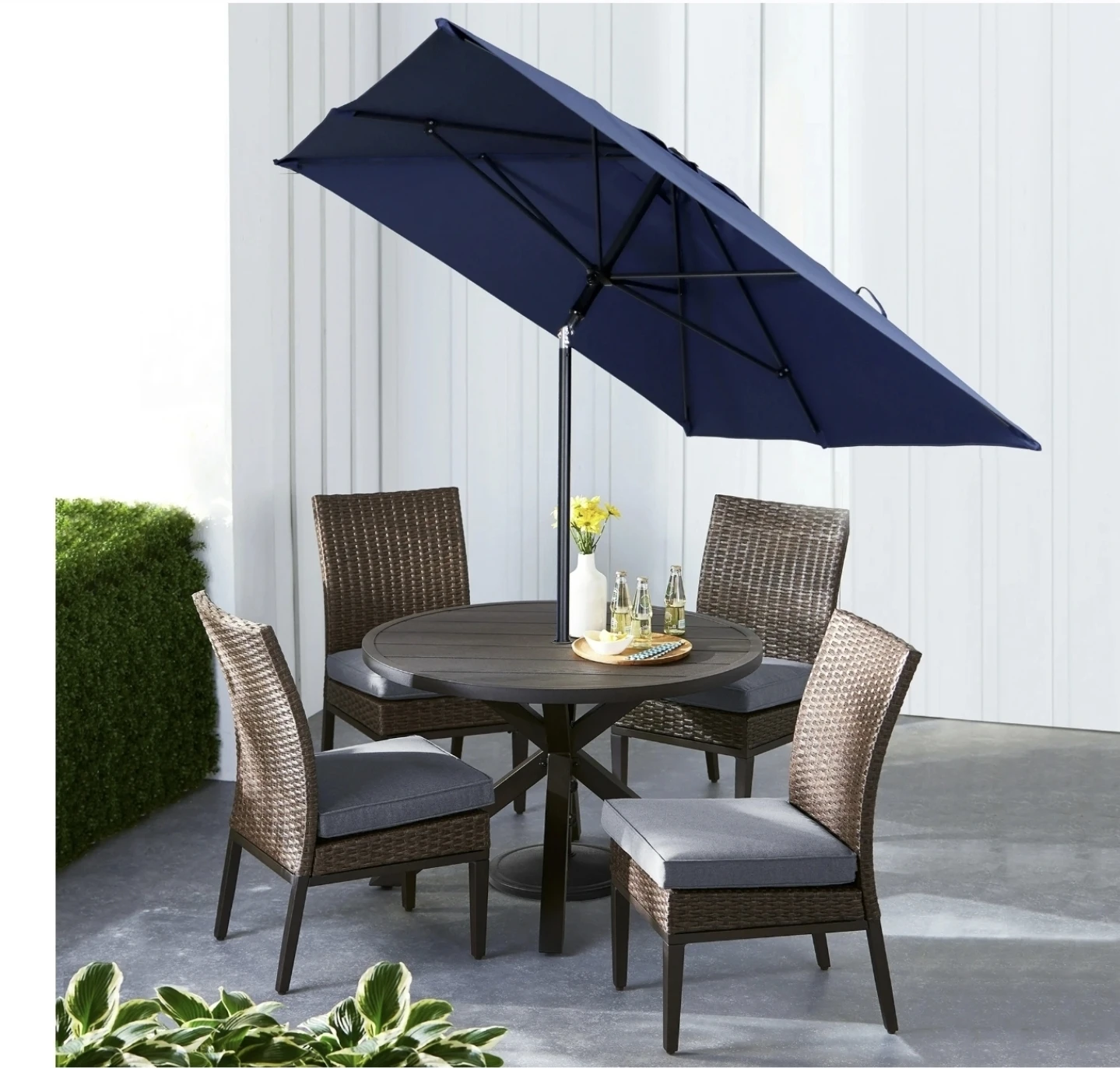 🏆 7.5' Rectangular Patio Umbrella w/ Push Button Tilt/Crank - photo 5