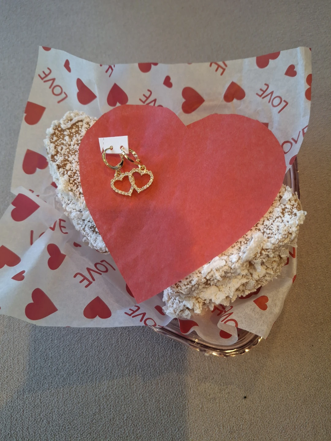 Heart Shaped Cookies with Jewelry