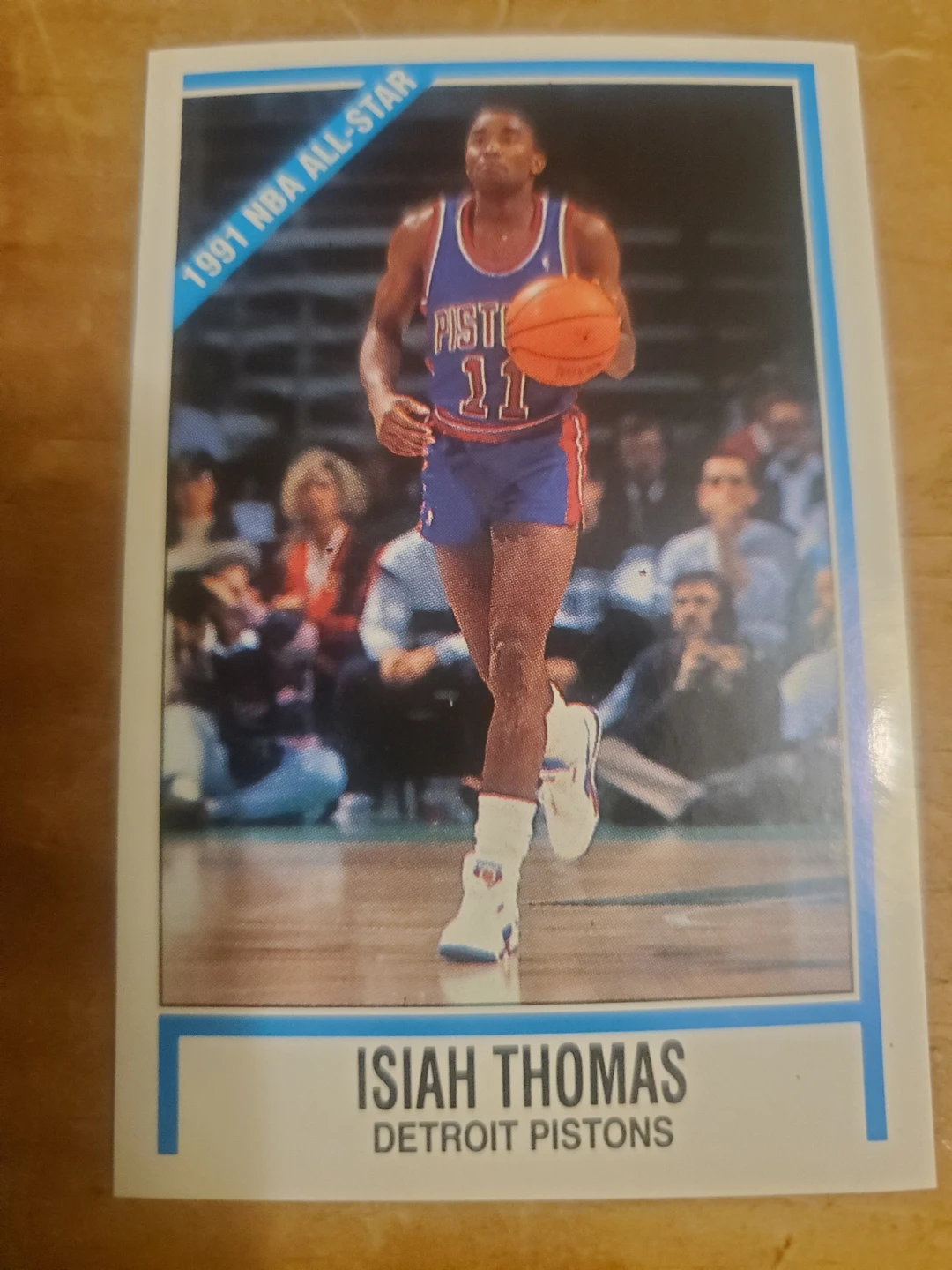 1991 NBA All-Star Isiah Thomas Detroit Pistons Trading Card