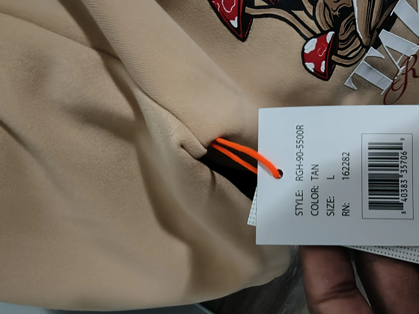 RGSTR Hoodie - Tan, Size L - photo 4