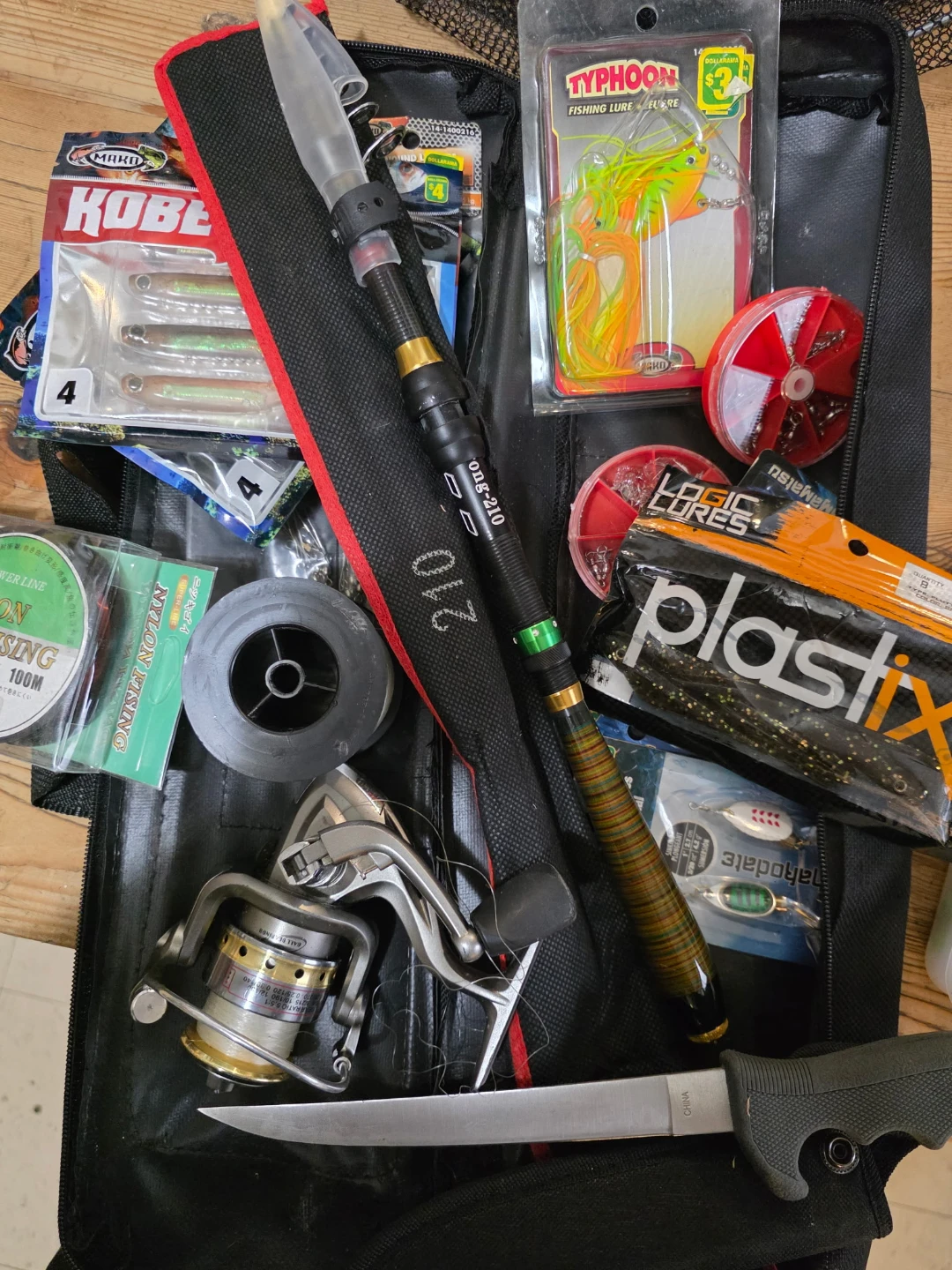 Fishing Rod, Reel, Tackle Box and Accessories Bundle - photo 3