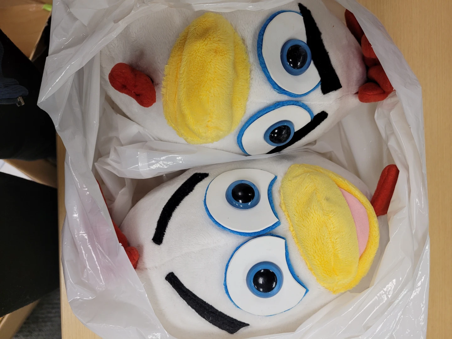 Box of Stuffed Toys & Headbands