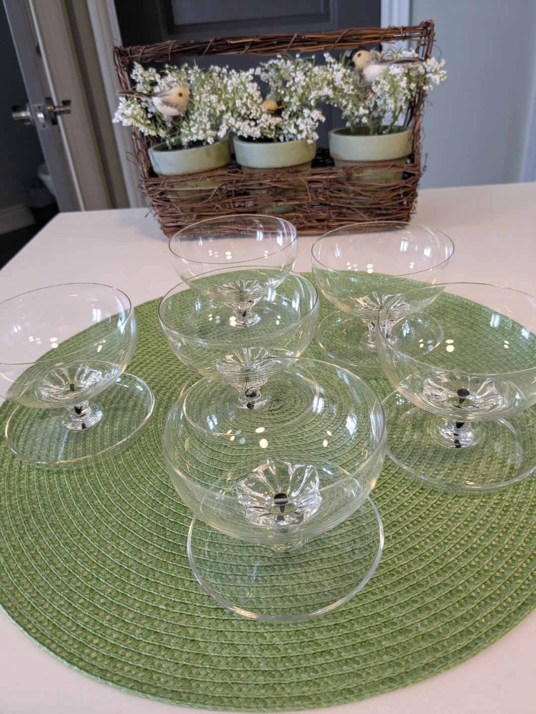 Set of 6 Clear Glass Dessert Bowls - photo 4