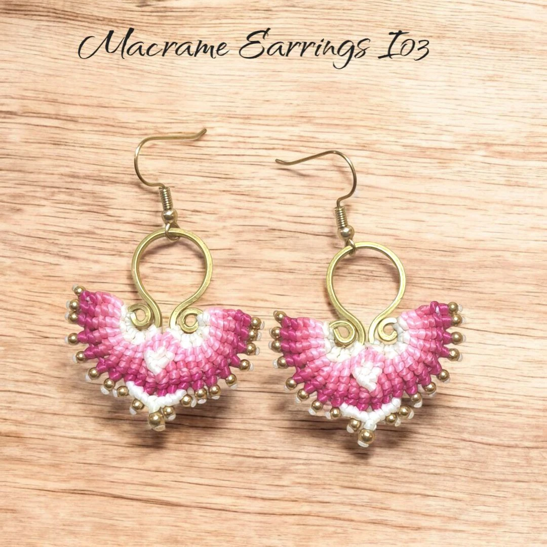 Macrame Earrings I03🏆