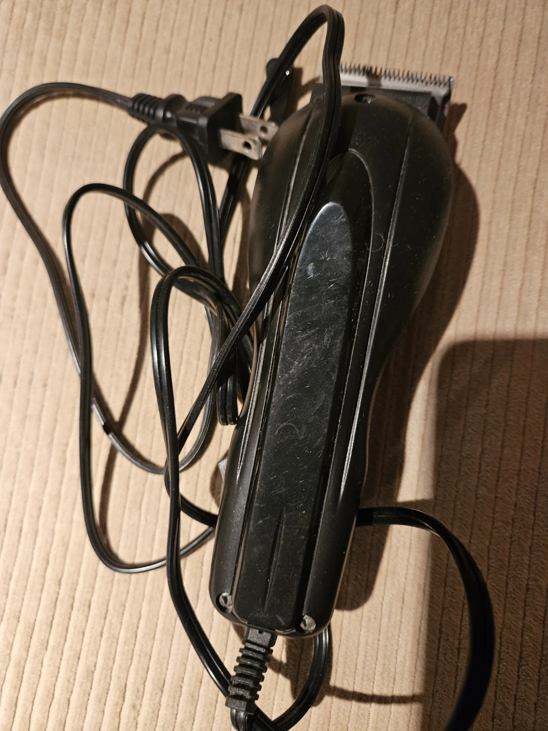 Black Corded Hair Clippers Set with Guards and Bag - photo 4