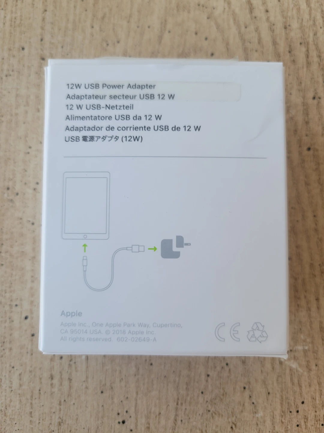 Apple USB 12W Power Adapter - photo 2