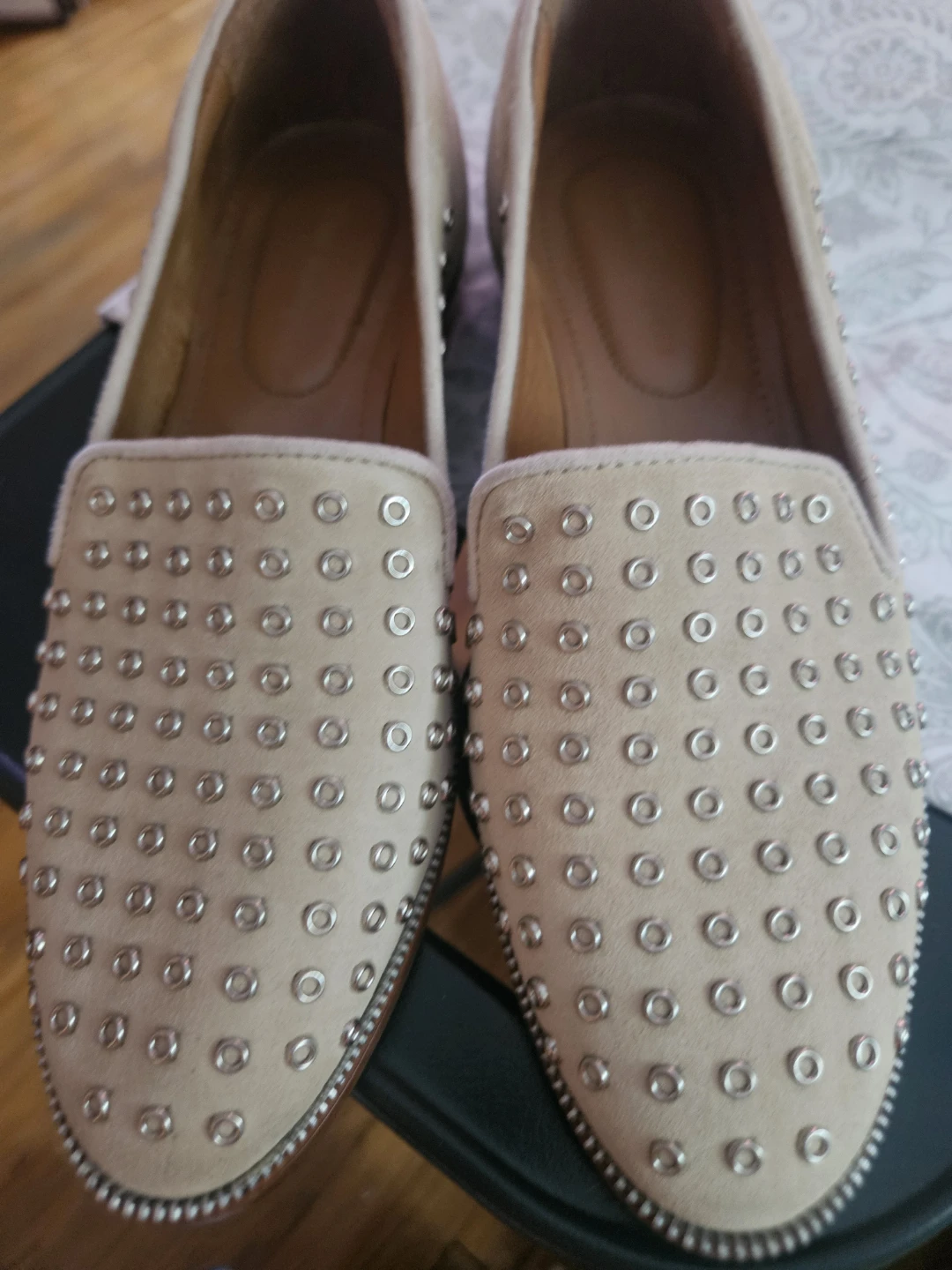 The Kooples Women's Studded Loafers Size 36.5