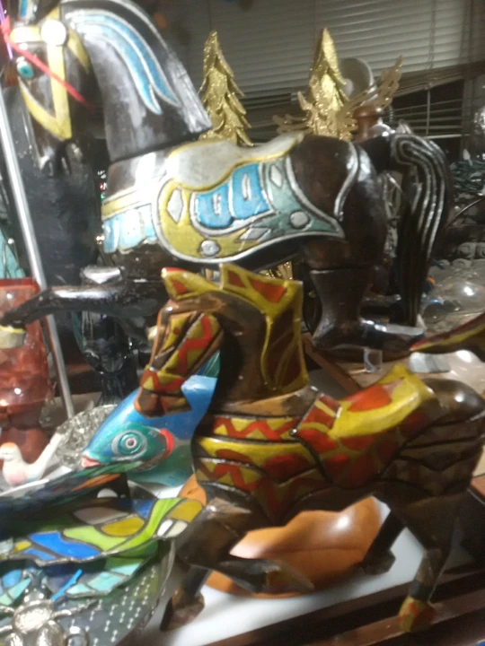 Wooden Carousel Horse Decor - photo 2