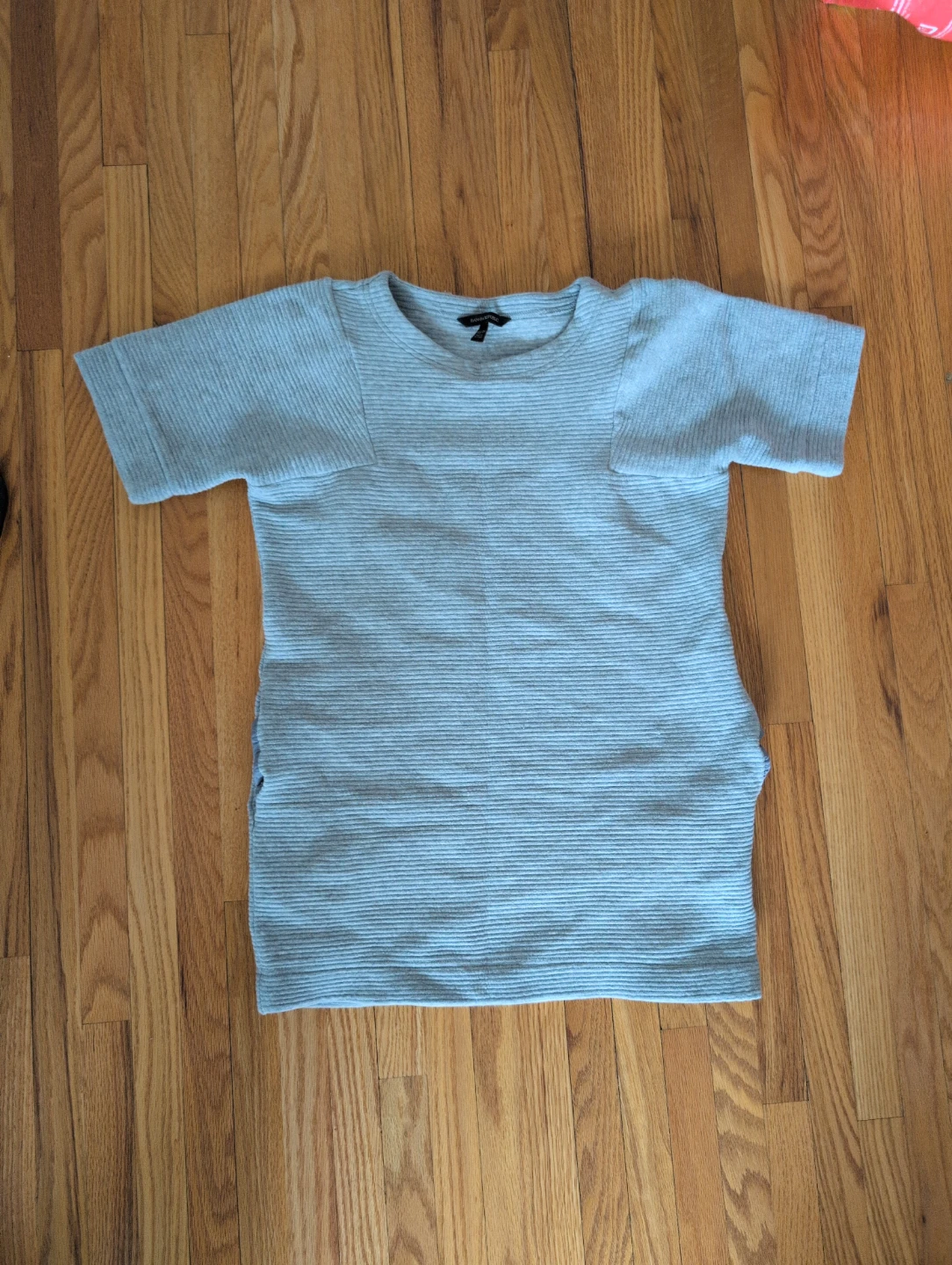 Banana Republic Light Blue Ribbed T-Shirt Dress 🏆