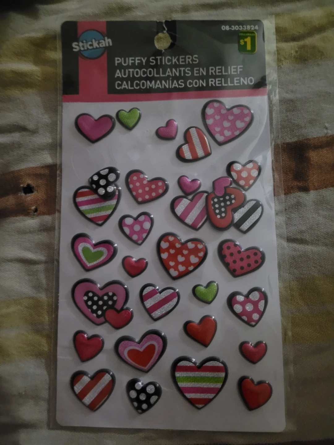Puffy stickers