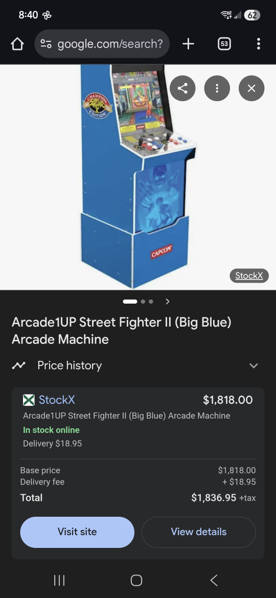 Arcade1Up Street Fighter II Champion Edition Arcade Machine - photo 4