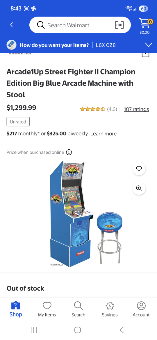 Arcade1Up Street Fighter II Champion Edition Arcade Machine - photo 5