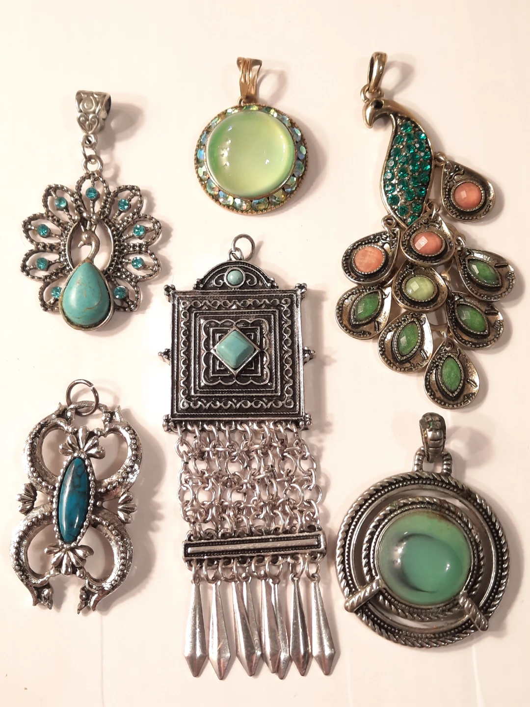 Set of 6 Assorted Pendants