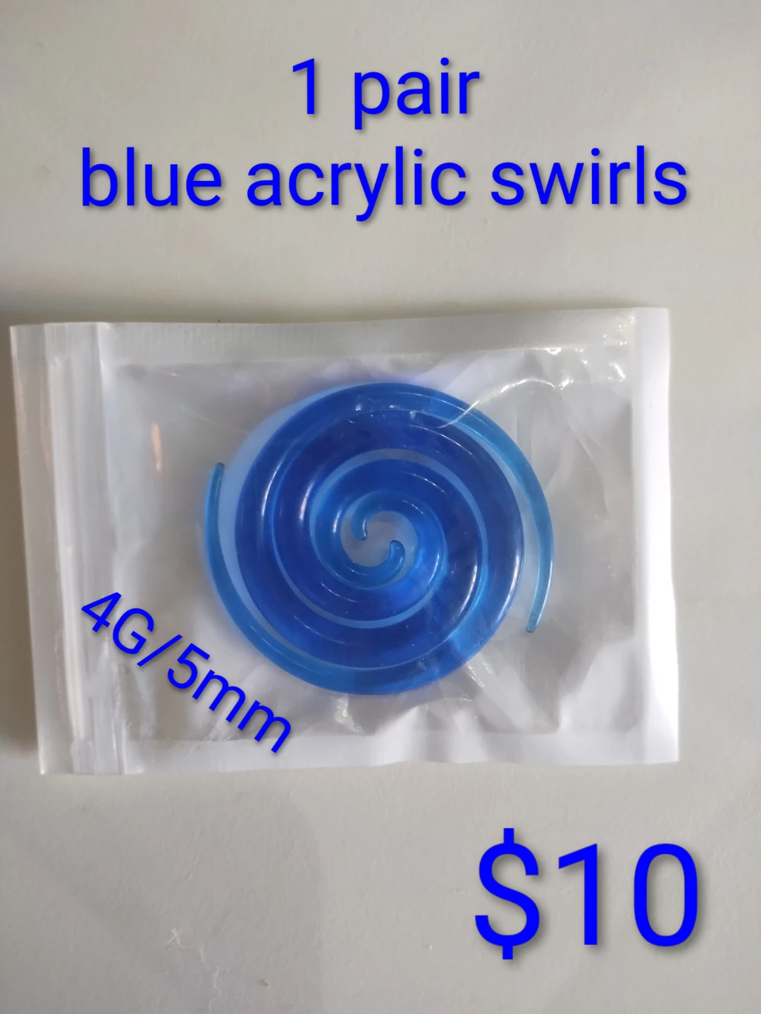 Tapers, tunnels, plugs, and gauges all 4G/5mm