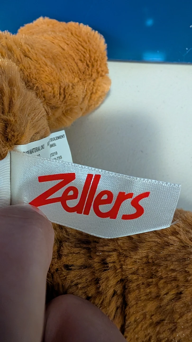 ZEDDY teddy bear by Zellers - photo 2