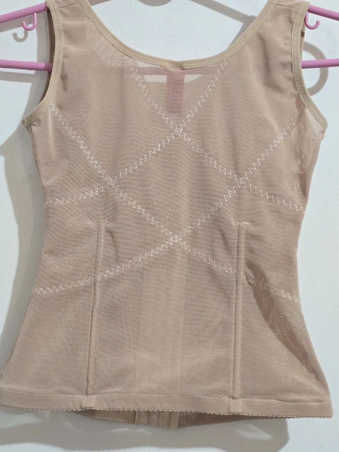 Womens Beige Compression Tank Top - photo 4