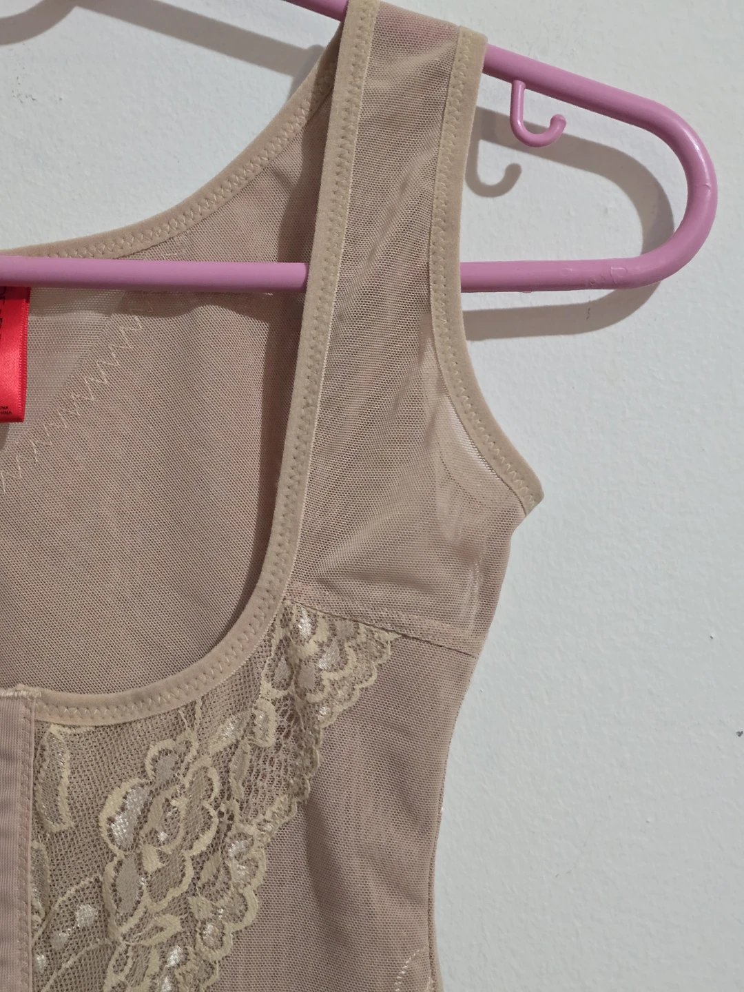Womens Beige Compression Tank Top - photo 5