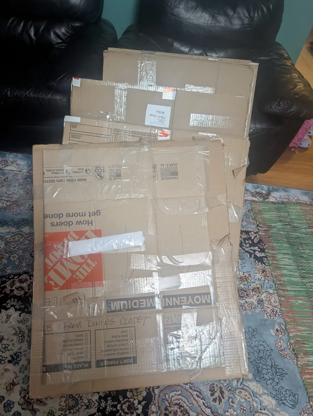 Assorted Cardboard Moving Boxes
