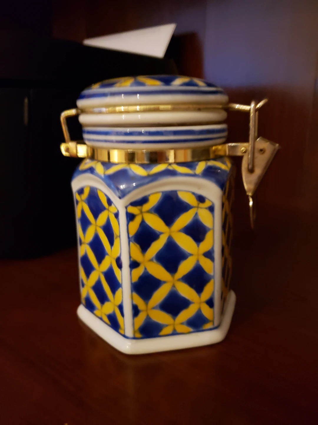 Decorative Ceramic Storage Jar - photo 2