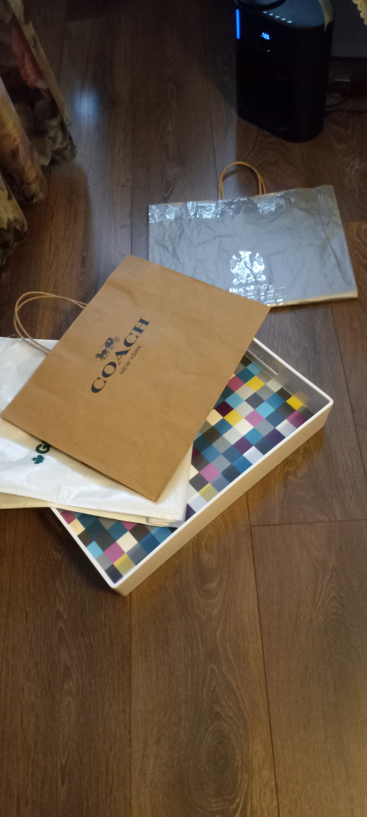 Coach New York Shopping Bags and Box