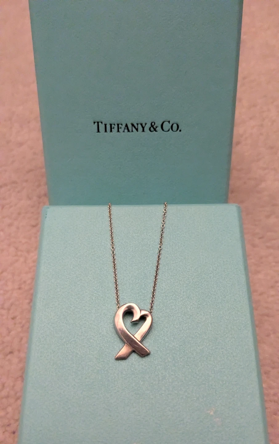Tiffany & Co. Paloma Picasso Loving Heart Necklace