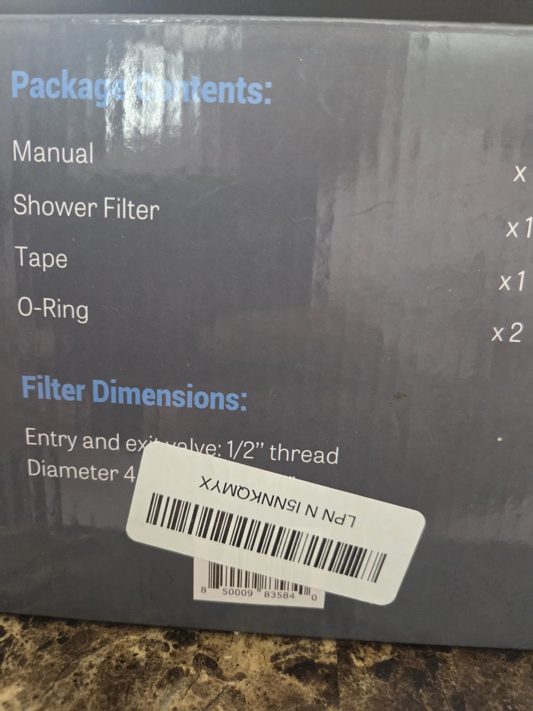MIST CHROME  FILTERING SHOWER HEAD - photo 3