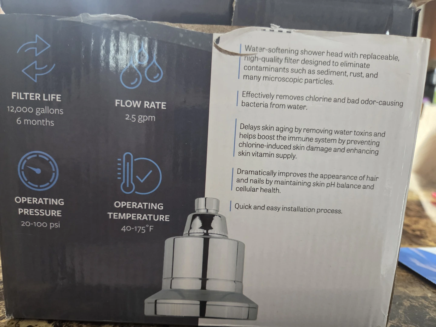 MIST CHROME  FILTERING SHOWER HEAD - photo 4