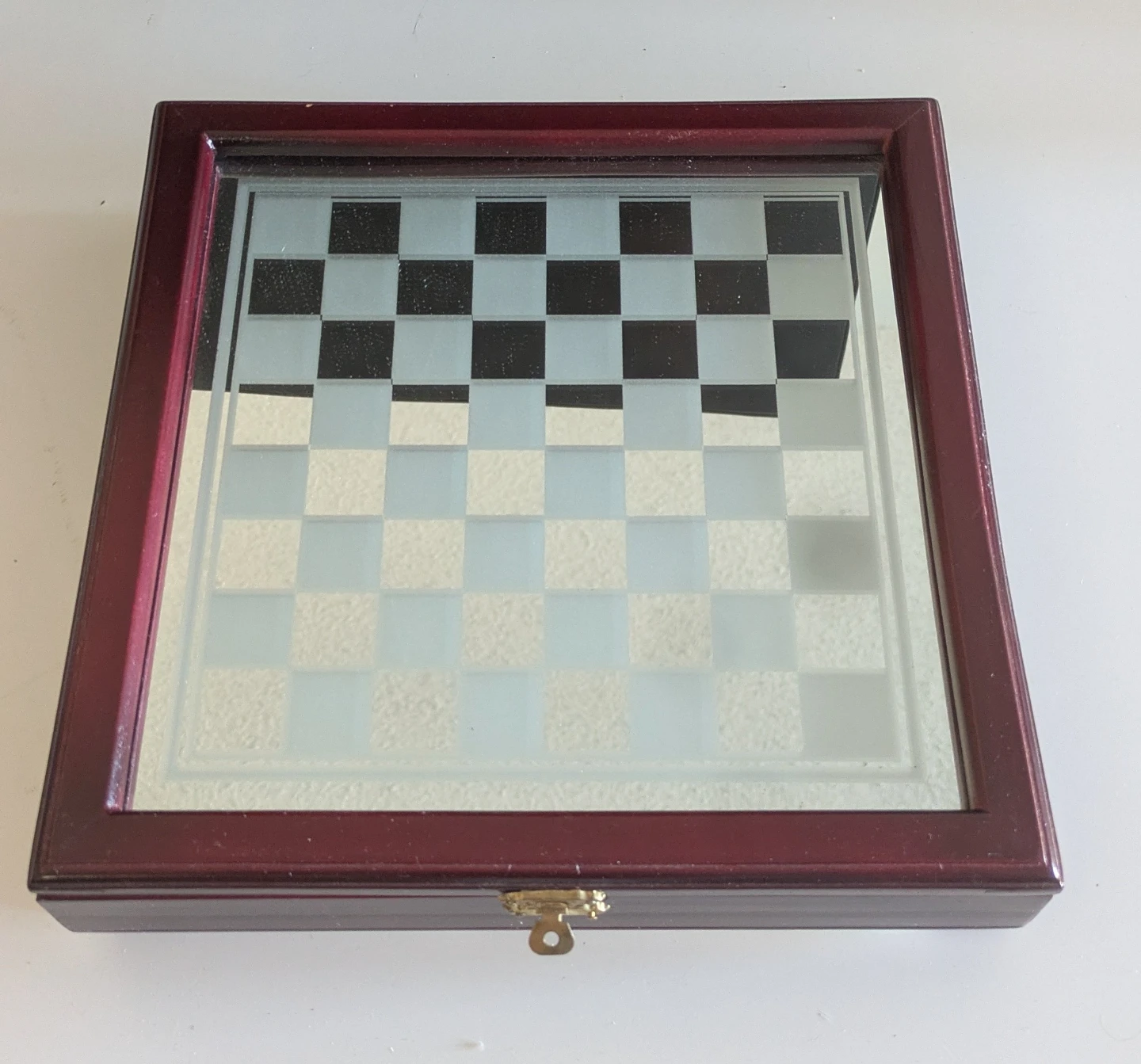 Glass Chess Set with Wooden Case - photo 2