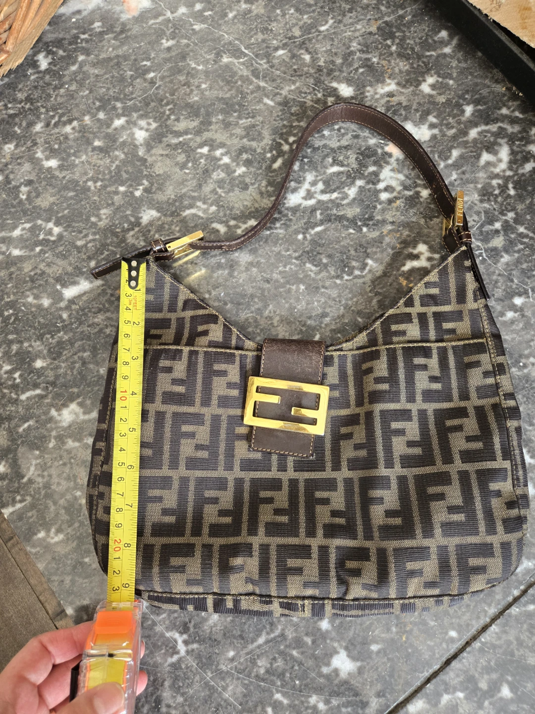 Fendi Zucca Canvas Shoulder Bag - photo 5