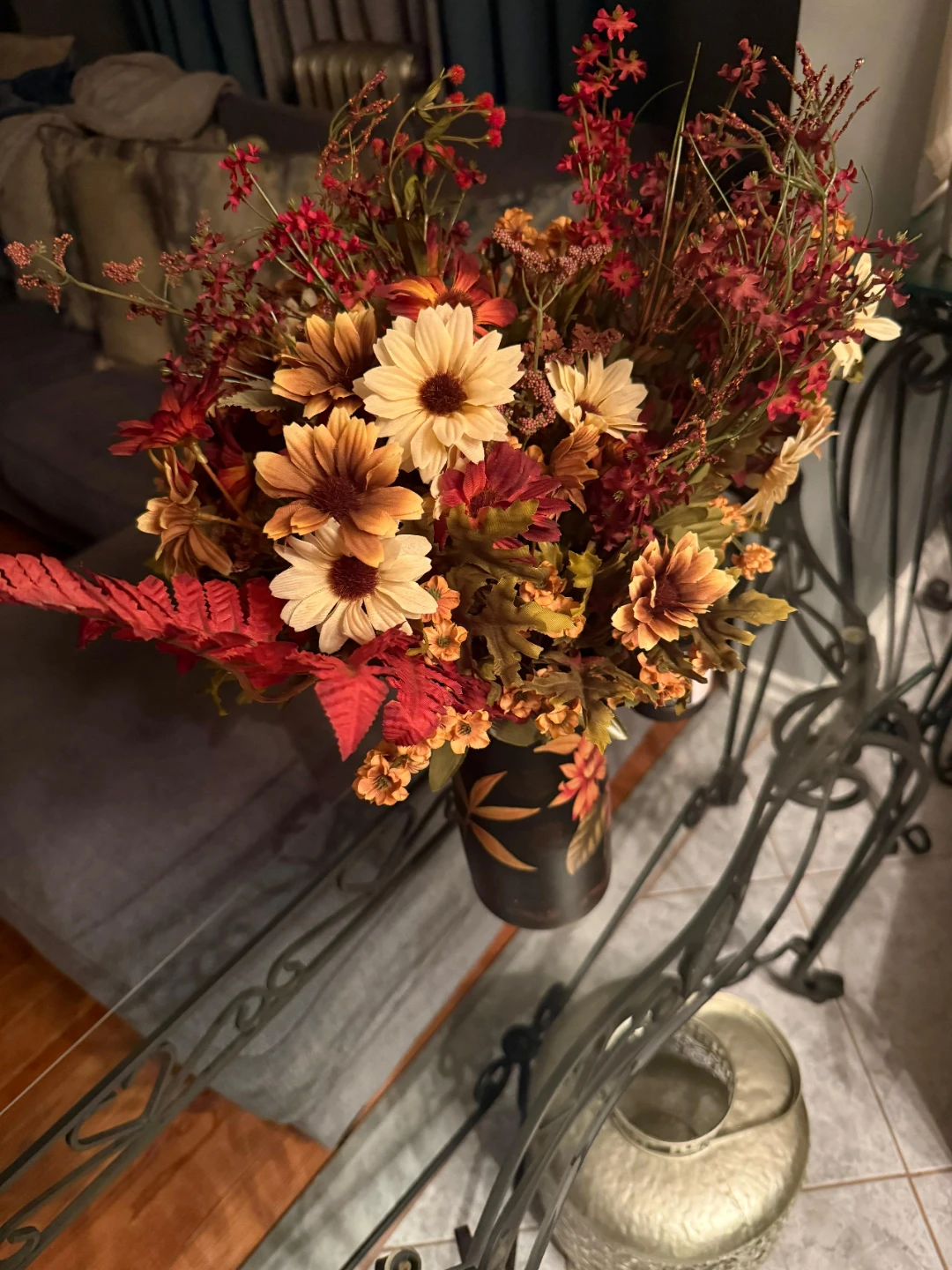 Artificial Fall Floral Arrangement