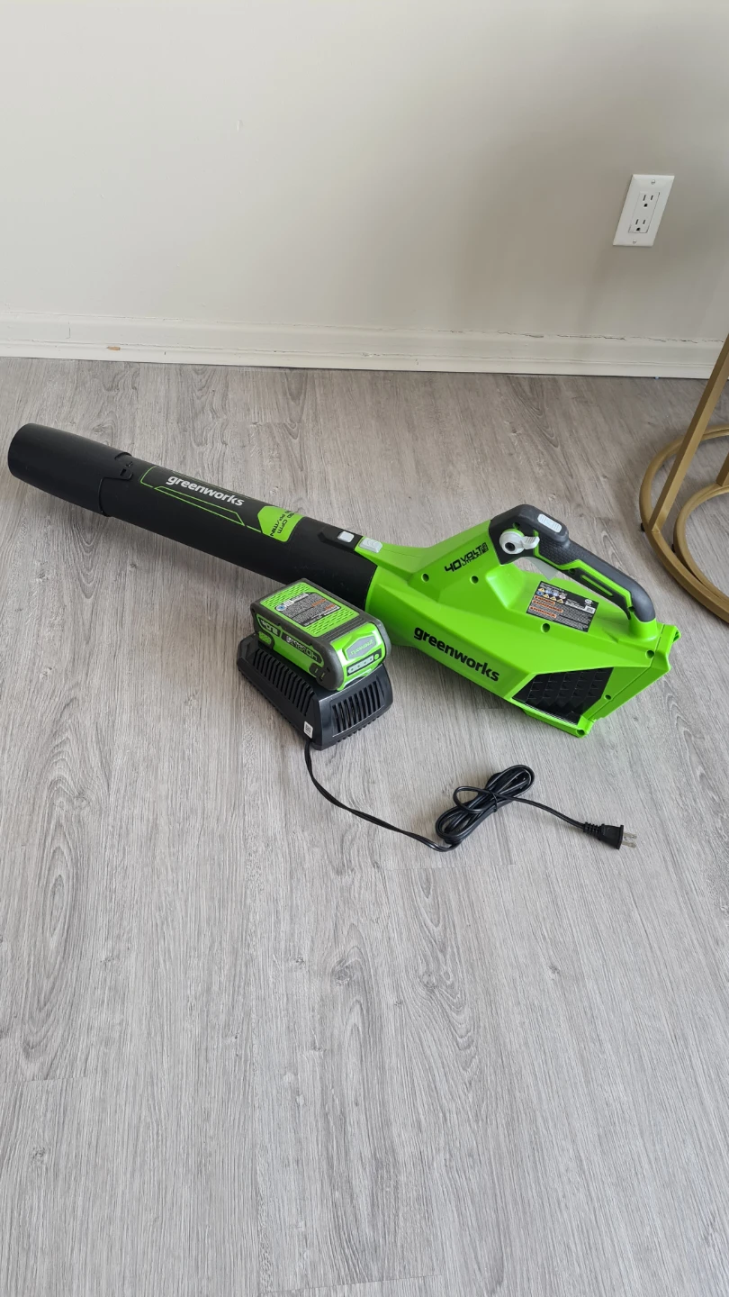 Greenworks cordless leaf blower + battery and charger - photo 5