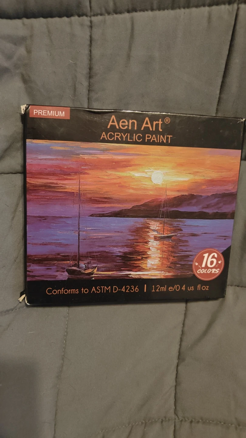 Aen Art Acrylic Paint Set - 16 Colors