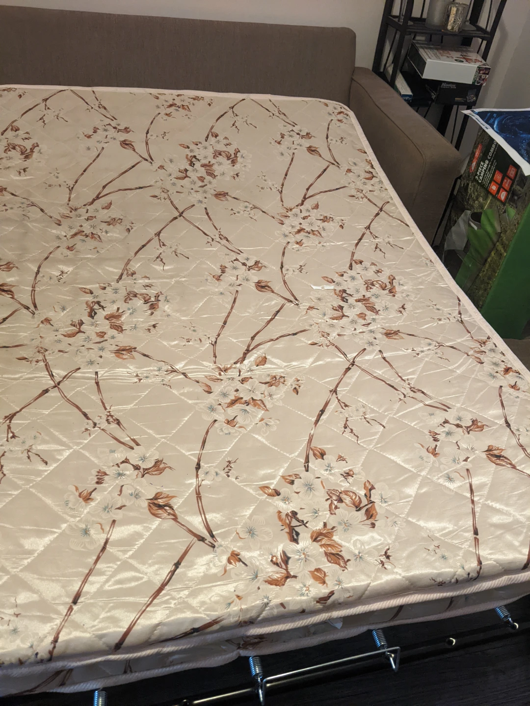 Mattress with Floral Pattern ( hide a bed)