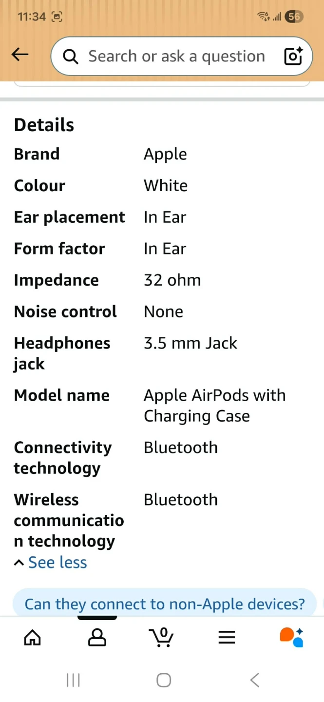Apple AirPods with Charging Case - White - photo 3