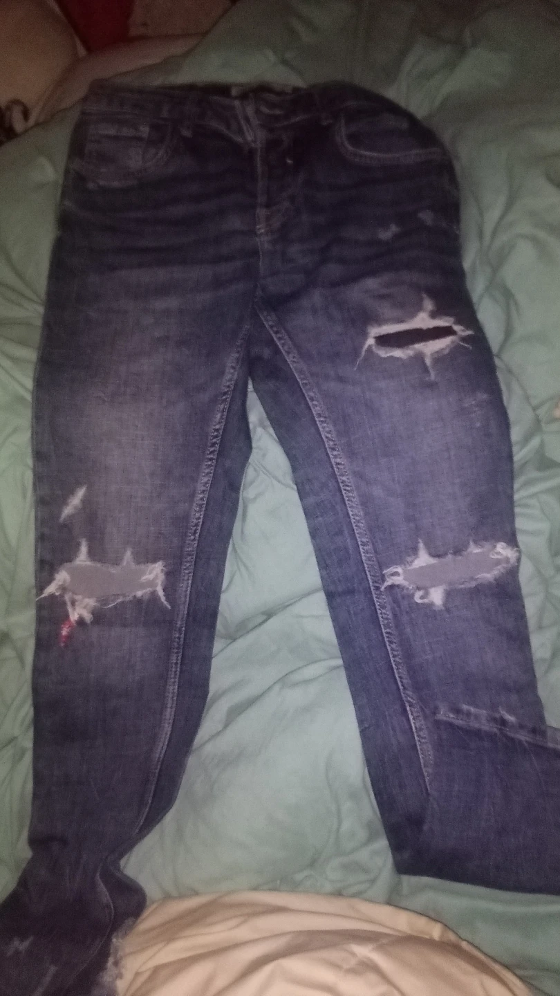 Zara Blue Denim Jeans - photo 2