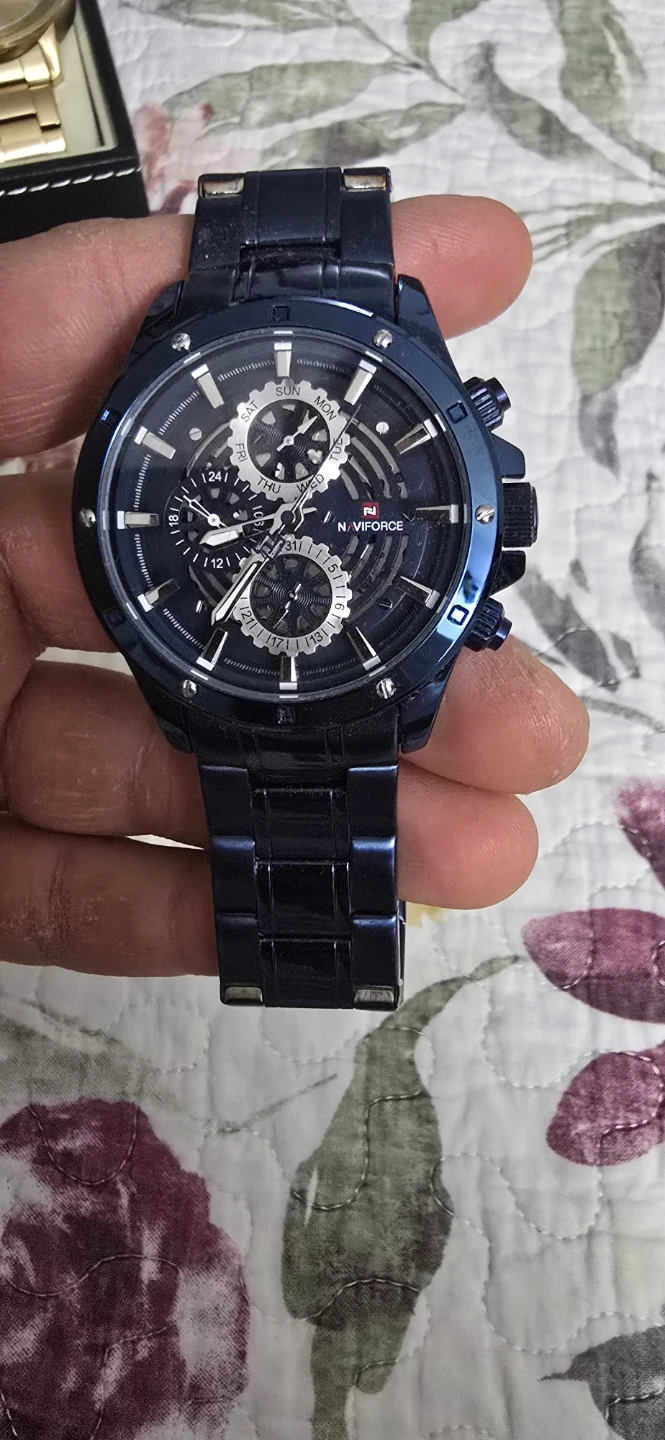 NAVIFORCE Men's Blue Chronograph Watch - photo 3