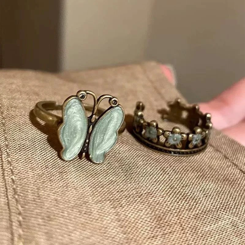 Butterfly and Crown Design rings - photo 2