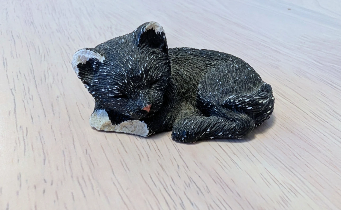 Sleeping Cat Figurine
