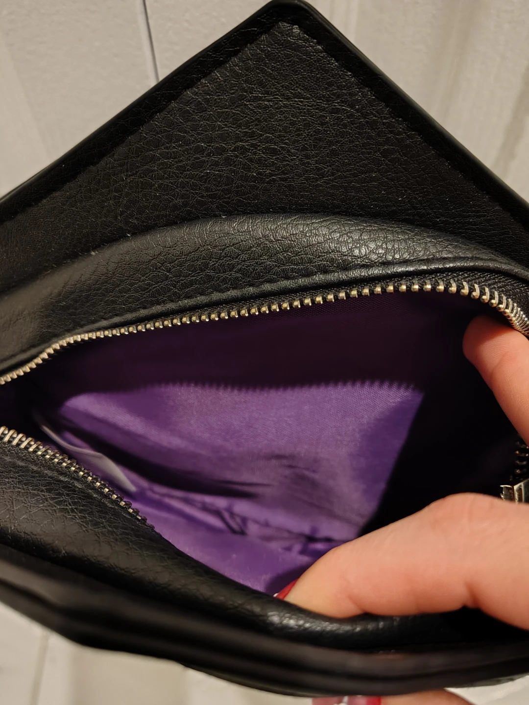 Black Pentagram Bag with Chain Strap - photo 3