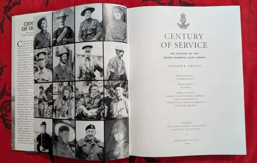 The History of the South Alberta Light Horse Book