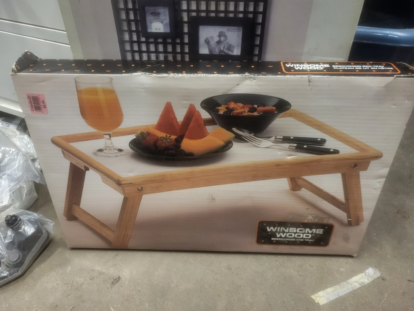 Winsome Wood Breakfast Serving Tray