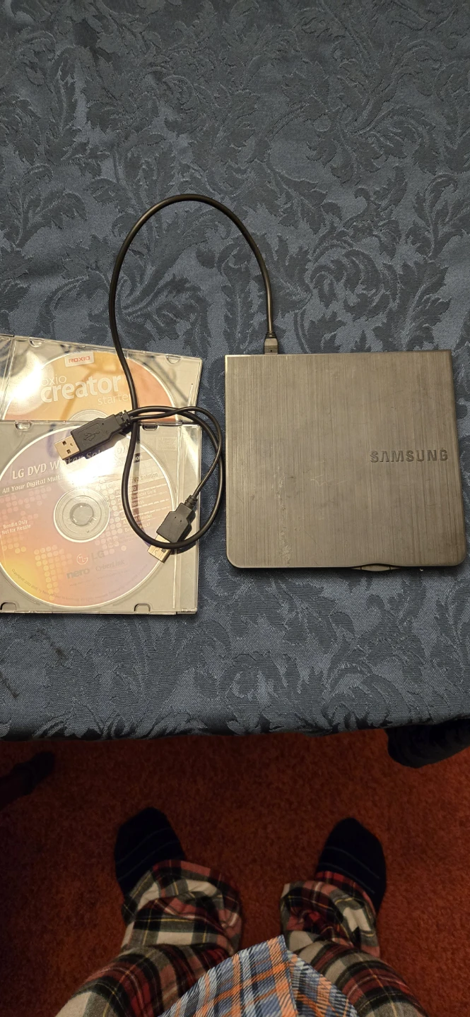 Samsung SE-218CB Portable Slim External USB DVD Writer Drive