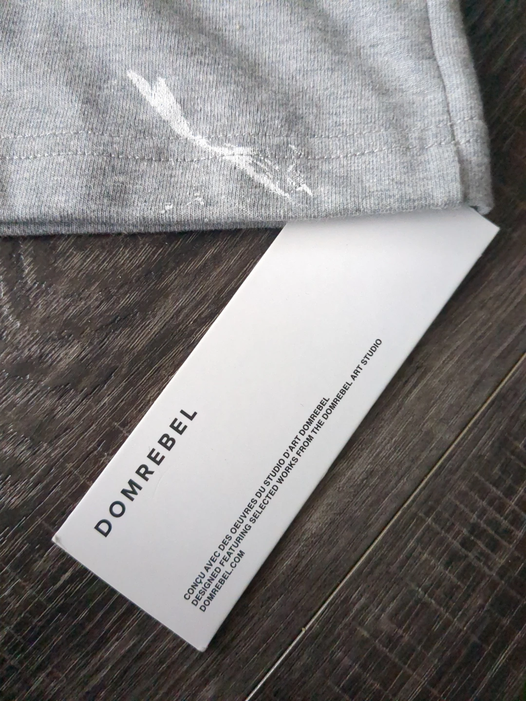 DOMREBEL Grey Studio Stuff T-Shirt Medium - photo 4