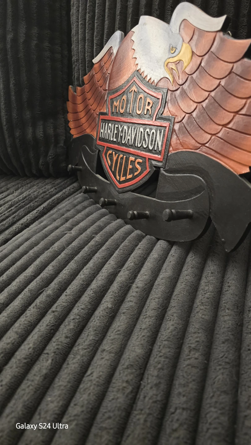 Harley-Davidson Motor Cycles Eagle Wall Hanger/Rack - photo 3