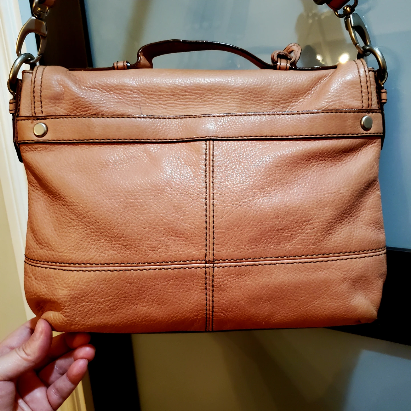 FOSSIL Leather Long Live Vintage Maddox Crossbody Bag - photo 3
