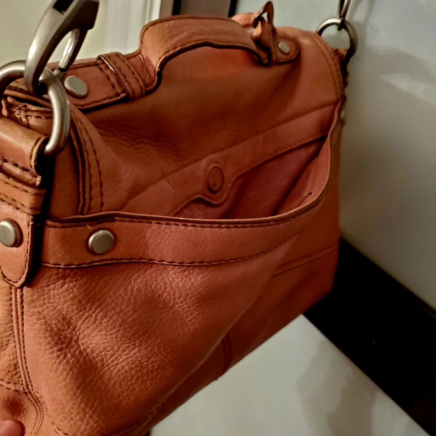 FOSSIL Leather Long Live Vintage Maddox Crossbody Bag - photo 4