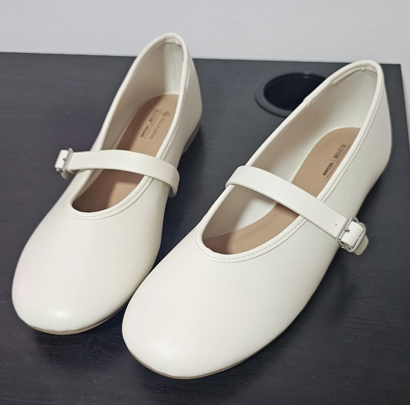 White Mary Jane Flats - Shoes - photo 2