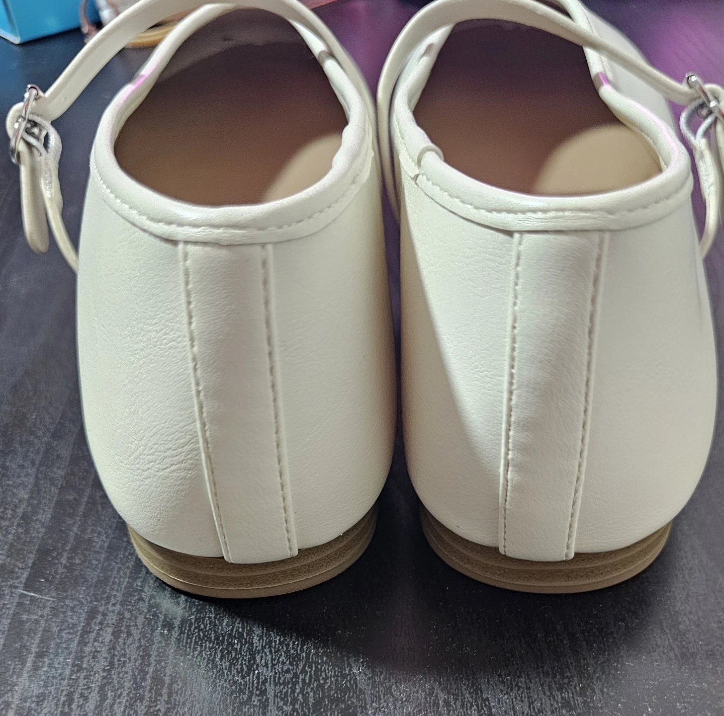 White Mary Jane Flats - Shoes - photo 4