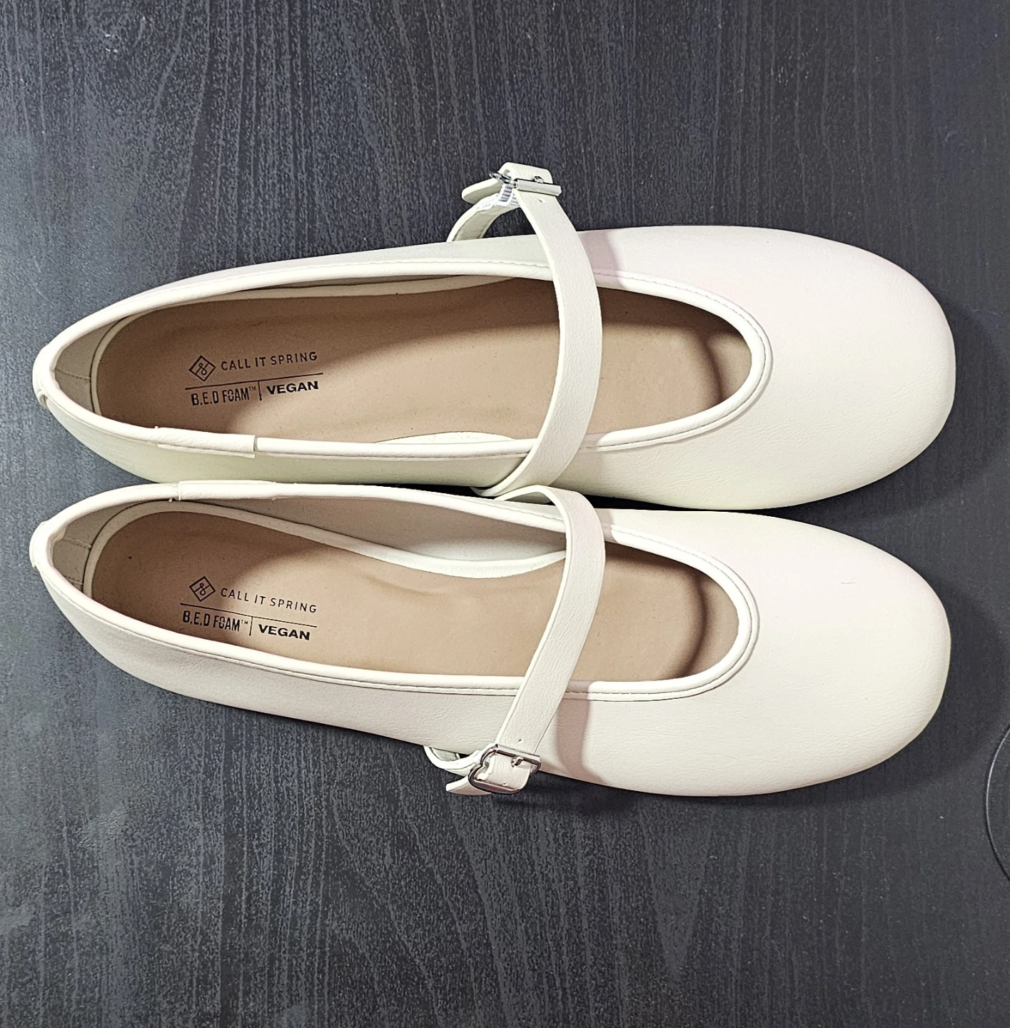 White Mary Jane Flats - Shoes - photo 5