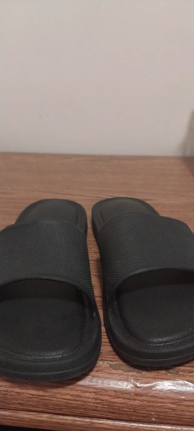Black Slide Sandals
